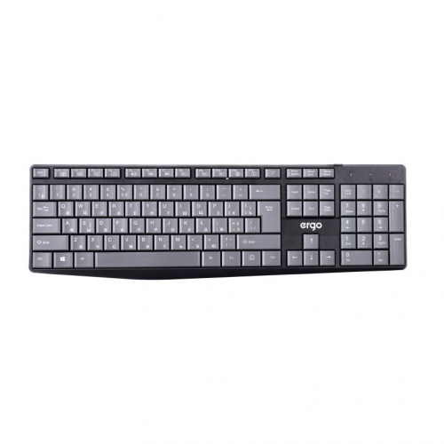 фото товару Клавіатура дротова ERGO K-210USB Black/Grey