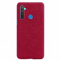 фото товару Накладка Textile Case Realme 5 Red (тех.пак)