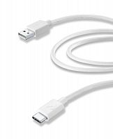 фото товара Дата кабель Cellularline Type-C 2m white (USBDATACUSBC2MW)