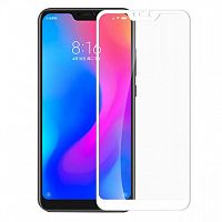 фото товару Захисне скло Florence (full glue) Xiaomi Mi A2 Lite Full Cover White (тех.пак)