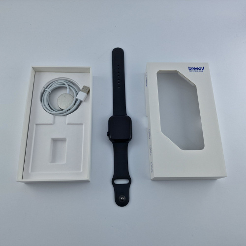 Apple Watch Series 8 GPS, 45mm, Midnight, Midnight Sport Band фото товару Apple Watch Series 8 GPS, 45mm, Midnight, Midnight Sport Band