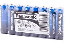 фото товара Батарейка Panasonic GENERAL PURPOSE AA (R6) TRAY 8 ZINK-CARBON 8шт./уп. (плівка)
