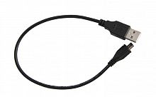 фото товару Дата кабель Florence microUSB 0,3m 2A black (DC20-03MUBK)