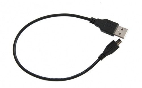 фото товару Дата кабель Florence microUSB 0,3m 2A black (DC20-03MUBK)