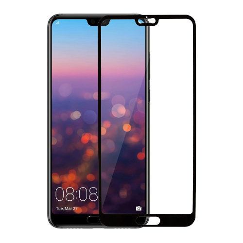 фото товару Захисне скло Florence Huawei P20 Full Cover Black