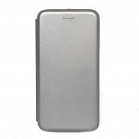 фото товара Чехол-книжка Premium Leather Case Xiaomi Redmi 9 grey (тех.пак)