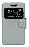 фото товару Чехол-книжка универсальная 1 окно (с подставкой) 5,5' слайдер Steel grey (тех.пак)