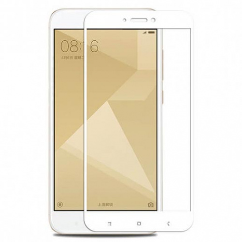 фото товару Захисне скло MakeFuture Xiaomi Redmi 4X Full Cover White