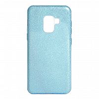 фото товару Накладка Shine 3в1 (PC+TPU) Samsung A8 Plus (2018) A730 blue