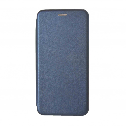 фото товару Чохол-книжка Premium Leather Case Xiaomi Redmi Note 9S/9 Pro dark blue (тех.пак)