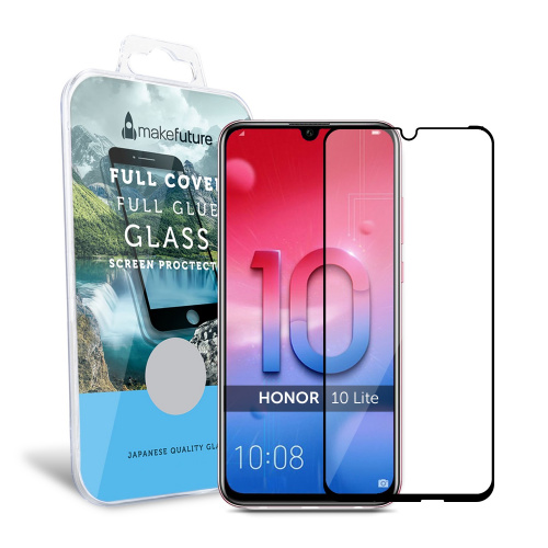 фото товару Защитное стекло MakeFuture Honor 10 Lite Full Cover (full glue) Black