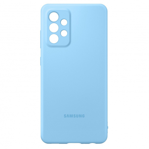 фото товару Накладка Silicone Case High Copy Samsung A52 (2021) A525F Cosmos Blue