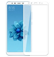 фото товару Захисне скло Florence Xiaomi Mi 6x (A2) Full Cover White (тех.пак)
