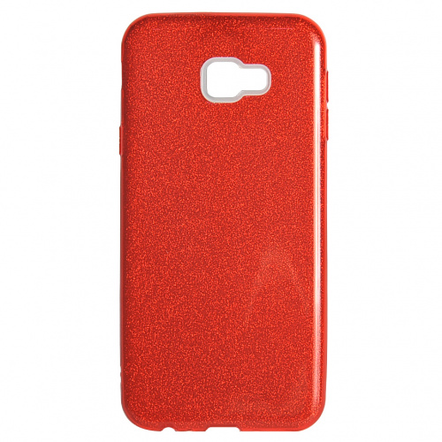 фото товару Накладка Shine 3в1 (PC+TPU) Samsung J4 Plus (2018) J415 red (тех.пак)