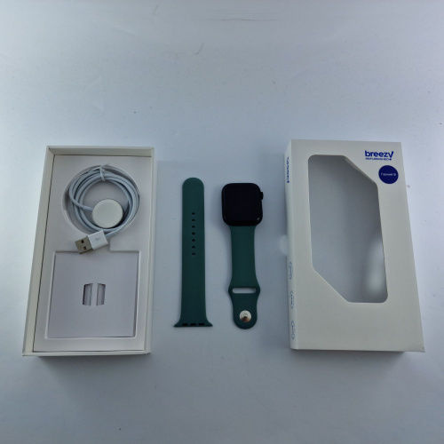 фото товару Apple Watch Series 9 GPS, 45mm, Midnight, Midnight Sport Band, M/L