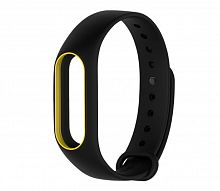 фото товара Ремінець для Mi Band 2 Black/Yellow