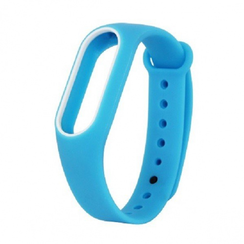 фото товара Ремінець для Mi Band 2 Blue/White