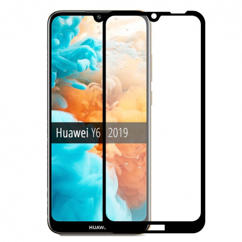 фото товару Захисне скло MakeFuture Huawei Y6s 2019 Full Cover (full glue) Black