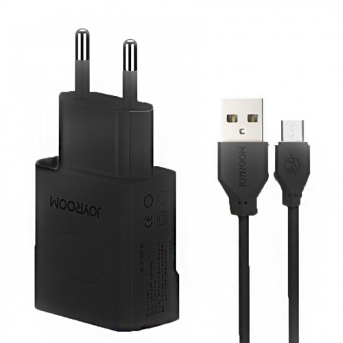 фото товару СЗУ Joyroom L-L221 2USB 2A + microUSB cable Black