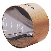 фото товара Акустична система з Bluetooth JoyRoom JM-R8 Alarm Clock Wood