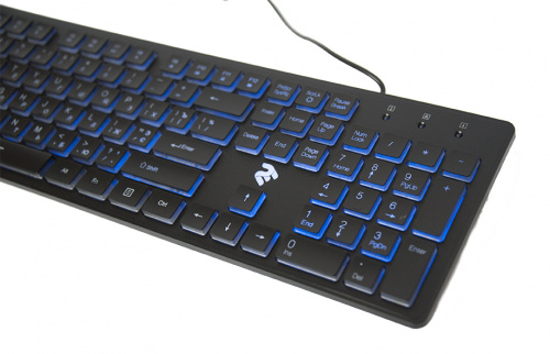 фото товару Клавіатура 2E KS 105 Slim USB Black (2E-KS105UB)