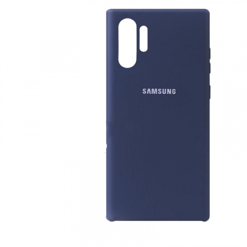 фото товару Накладка Silicone Case High Copy Samsung Note 10 Plus (N975F) Midnight Blue