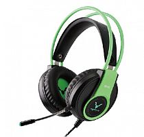 фото товара Навушники игровые WESDAR GH6, USB+aux, black-green