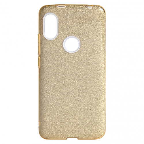фото товару Накладка Shine 3в1 (PC+TPU) Xiaomi Redmi Note 7 gold (тех.пак)