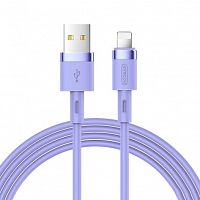 фото товару Дата кабель Joyroom Silicone S-1224N2 Lightning 1.2m 2.4A Purple