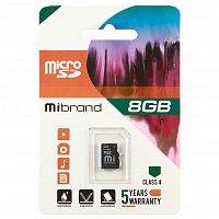 фото товара Mibrand MicroSDHC 8GB Class 6 (card only)