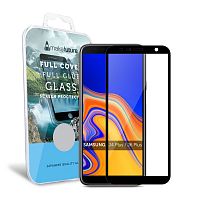 фото товару Захисне скло MakeFuture Samsung J4 Plus/J6 Plus (2018) Full Cover (full glue) Black