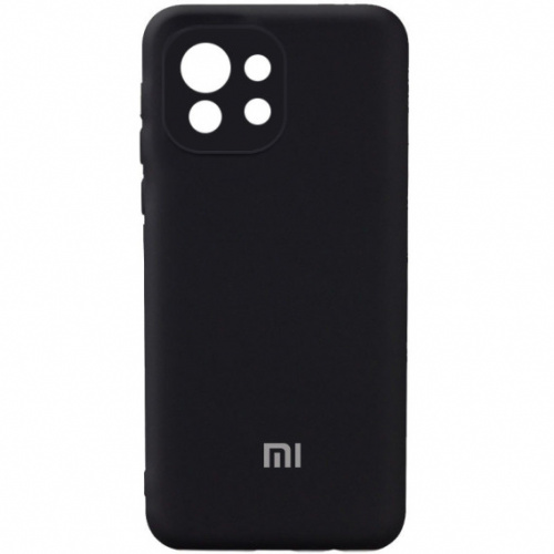 фото товару Накладка Silicone Case High Copy Xiaomi Mi 11 Lite Black