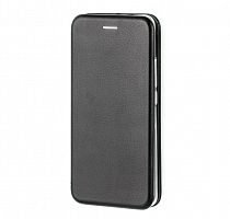 фото товару Чехол-книжка Premium Leather Case Samsung A6 Plus (2018) A605 black (тех.пак)