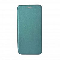 фото товару Чохол-книжка Premium Leather Case Samsung A02 (2021) A022F midnight green (тех.пак)