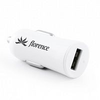 фото товару АЗУ Florence USB white, 1200mA (CC12-USB)