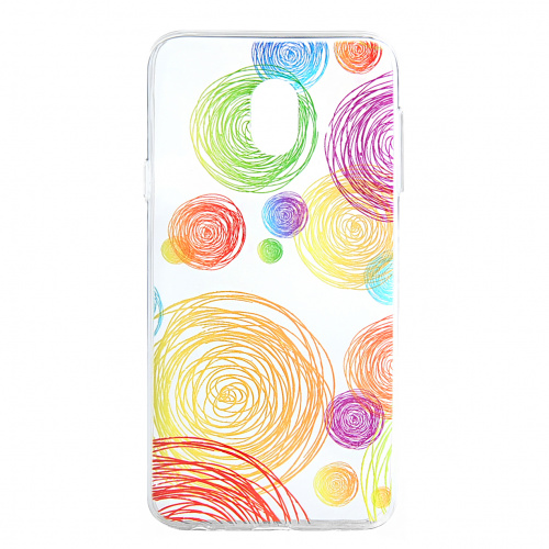 фото товару Накладка Florence силиконовая Silk 3D Xiaomi Redmi 5 Plus rounds transparent