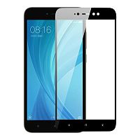 фото товару Захисне скло 4D Xiaomi Redmi Note 5A Black (тех.пак)