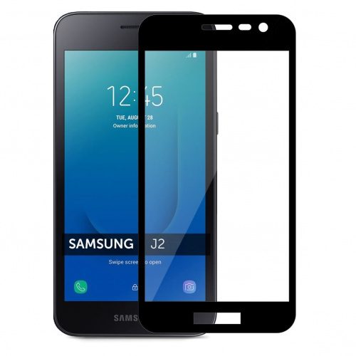 фото товару Защитное стекло Florence Samsung J2 (2018) J250 Full Cover Black
