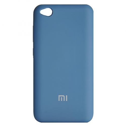Накладка Silicone Case High Copy Redmi GO (2019) Dark blue фото товару Накладка Silicone Case High Copy Redmi GO (2019) Dark blue