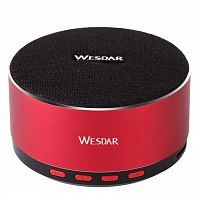 фото товара Акустична система з  Bluetooth WESDAR K15 black+red