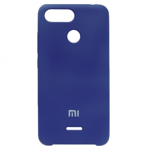 фото товару Накладка Silicone Case High Copy Xiaomi Redmi 6 Blue Cobalt