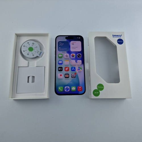 Apple iPhone 15 Pro 256 GB Blue Titanium фото товару Apple iPhone 15 Pro 256 GB Blue Titanium