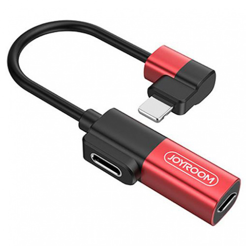 фото товару Адаптер JoyRoom S-M362 Dual Lightning Red