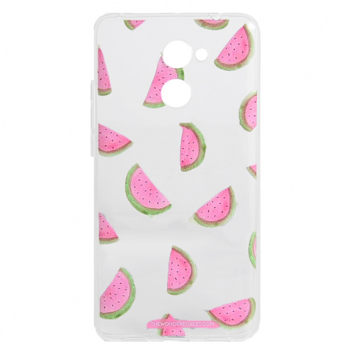 фото товару Накладка Florence силиконовая Silk 3D Xiaomi Redmi 5 watermelon transparent