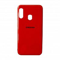 фото товару Накладка Original Silicone Joy touch Samsung A30/A20 (2019) A305F/A205F Red (тех.пак)