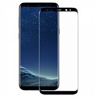 фото товару Защитное стекло 4D Samsung S8 Plus Black (тех.пак)