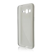 фото товару Накладка Florence силиконовая Samsung J2 Prime (2018) G532/G531 transparent black (тех.пак)