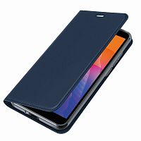 фото товару Чохол-книжка Premium Leather Case Huawei Y5P (2020) blue (тех.пак)