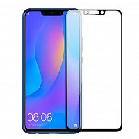фото товару Захисне скло Florence (full glue) Huawei P Smart Plus (2019)/Honor 10 Lite Full Cover Black (тех.пак)