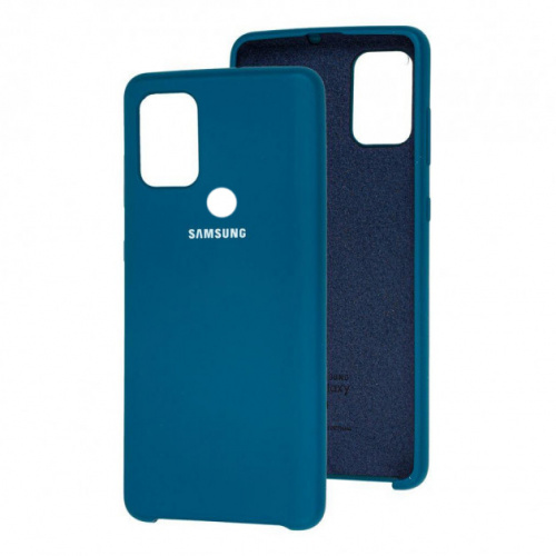 фото товару Накладка Silicone Case High Copy Samsung A21s (2020) A217F Deep Lake Blue